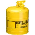 Type I Safety Can, 5 gal, Yellow